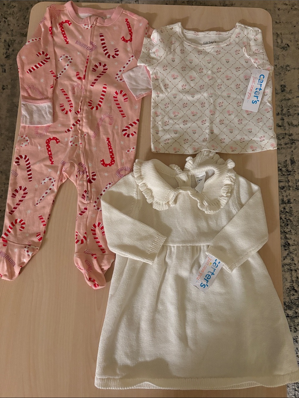 Baby Girl Clothing Lot Size 6-9 Months Christmas Playsuit Dress Top NWT